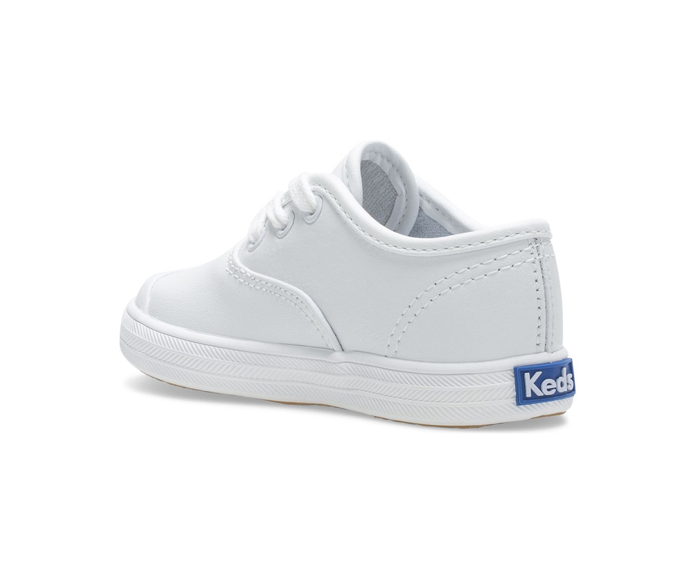 Basket Keds Enfant Blanche - Champion Toe Cap - 912-AQBSGZ